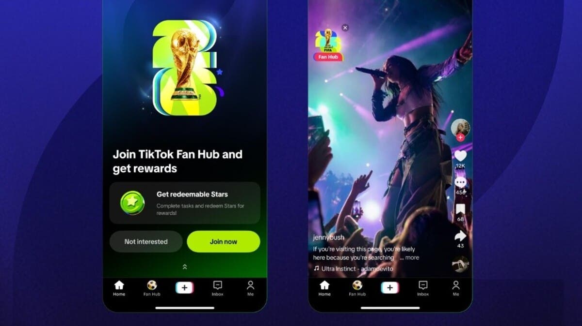 تيك توك يطلق تطبيق “TikTok Pro Events” لمتابعة أحداث عالمية كبرى مثل كأس العالم
