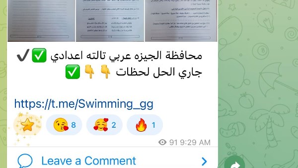 امتحانات الاعدادية| شاومينج ينشر عربي الجيزة ودين كفر الشيخ والدقهلية بعد بدء اللجان