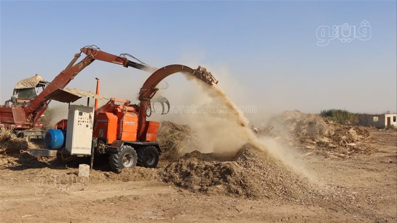 توفير ماكينة عملاقة لفرم مخلفات الغابة الشجرية ببني سويف وتحويلها لثروة اقتصادية