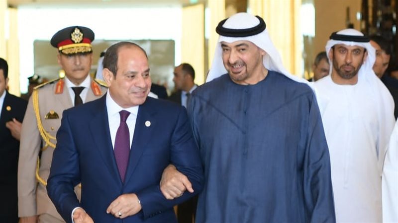 تطورات الشرق الأوسط تتصدر القمة المصرية الإماراتية اليوم