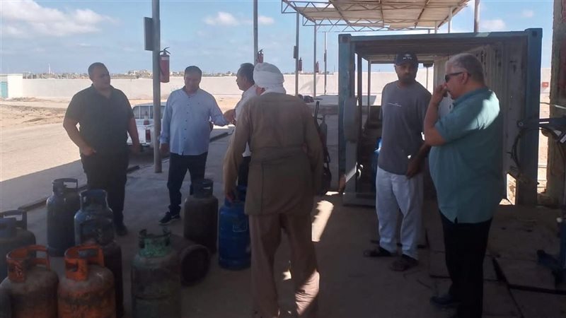 محافظ شمال سيناء يعلن إعادة تشغيل محطة الغاز الصب بالشيخ زويد