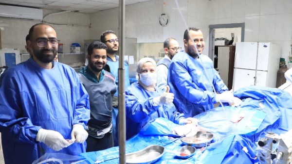 نجاح نادر بمستشفيات جامعة المنوفية .. غلق ثقب بالقلب لمريضتين دون جراحة