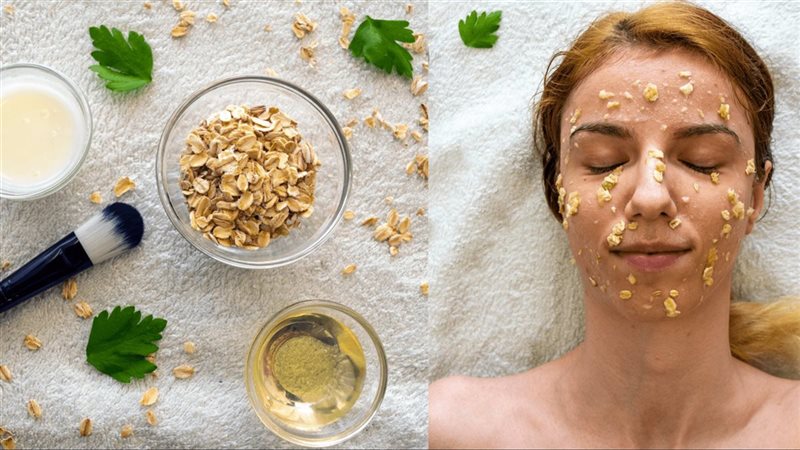 ماسك الشوفان للبشرة الحساسة، الحل الطبيعي مع حر الصيف