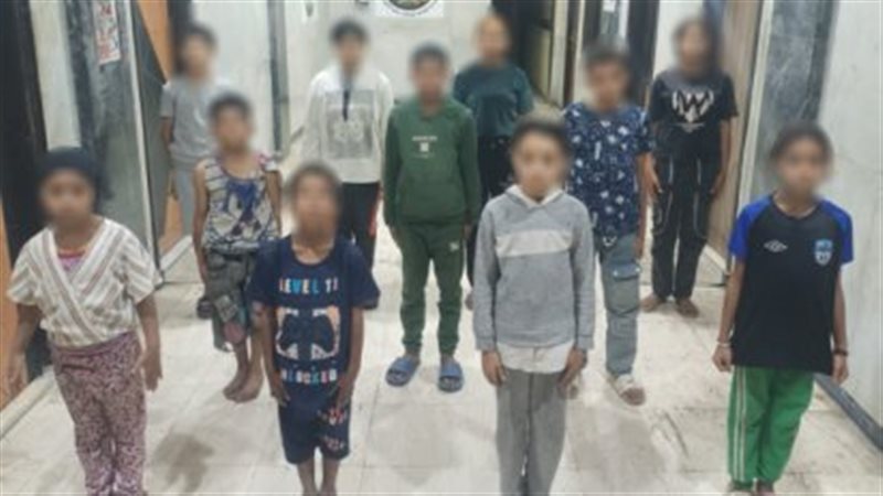 ضبط 9 أشخاص لاستغلالهم 11 طفلًا في التسول بالقاهرة
