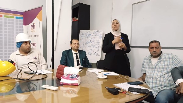 نحو بيئة عمل آمنة مستقرة.. ندوة للعاملين بمصنع مواد غذائية ببني سويف