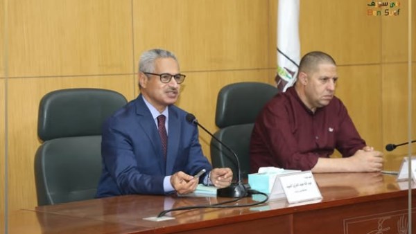 ,محافظ بني سويف يلتقي خريجي دورات الحاسب الآلي من العاملين