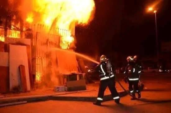 سيدي بوزيد: وفاة اب وابنيه إثر اندلاع حريق داخل منزلهم بمنطقة الحمايدية