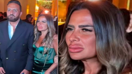 ضجة في مصر بسبب شفاه زوجة الفنان خالد سرحان.. وإعلامية شهيرة في موقف محرج (فيديو)