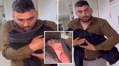 قصة أغرب من الخيال.. “بحصة” تتحول إلى طفلة في سوريا (فيديو)
