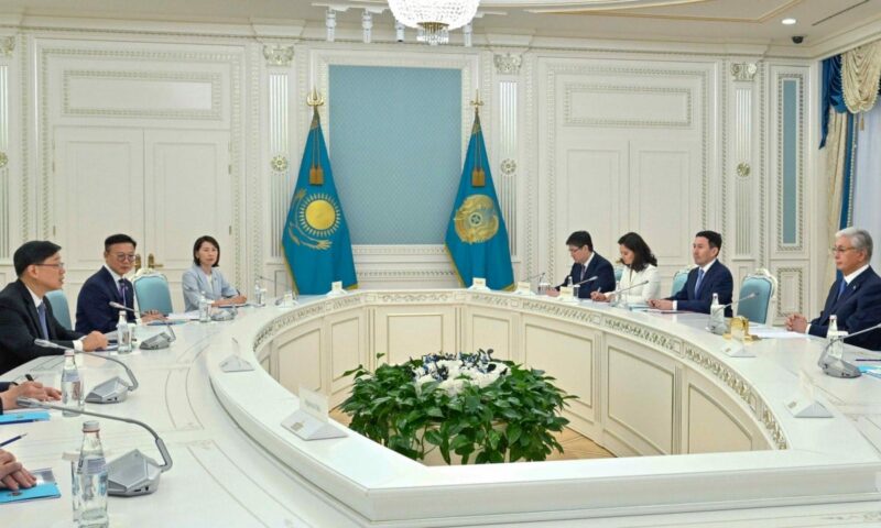 Make use of Hong Kong’s advantages, John Lee urges Kazakhstan leaders, companies