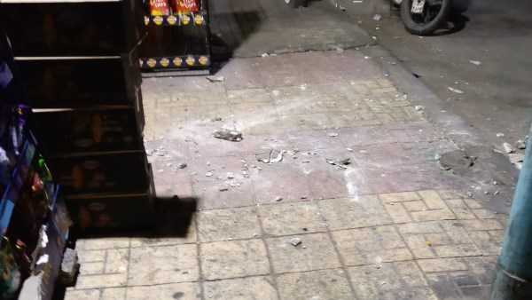 سقوط جزء من شرفة عقار بمنطقة اللبان دون إصابات
