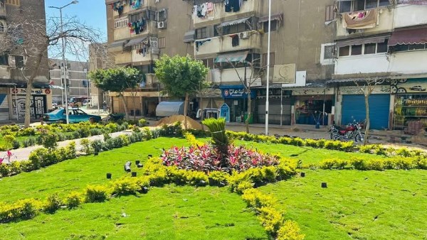 رفع كفاءة المسطحات الخضراء بمختلف مناطق بورسعيد للحفاظ على المظهر الحضاري