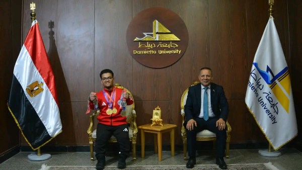 بطل دمياط.. علي إبراهيم نصر  يفوز  بطولة أفريقيا لرفع الأثقال البارالمبية