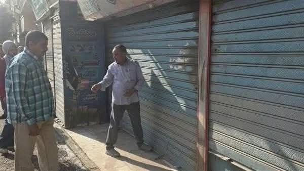 غلق المكاتب والإشغالات بمحيط لجان الشهادة الإعدادية بالقليوبية