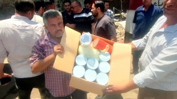 ضبط مادة بيضاء تستخدم فى غش عصير القصب وتسبب أمراضا خطيرة بطوخ.. صور