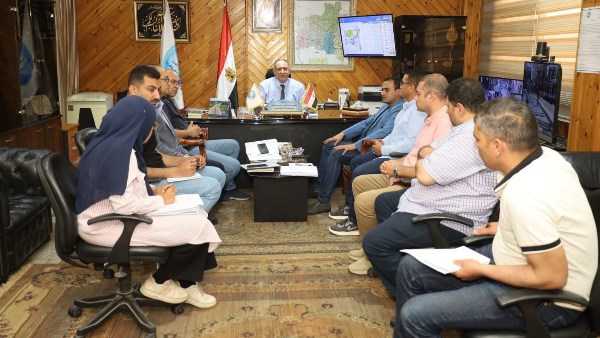 لرفع كفاءة الخدمات.. مياه الشرب بالغربية تناقش معدلات تنفيذ المشروعات الجارية