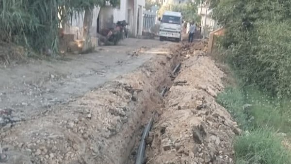 محافظ كفر الشيخ يوجه بتغيير خط مياه قرية الكشايكة بمطوبس