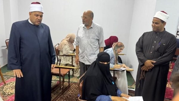 وكيل أوقاف كفر الشيخ يتابع اختبارات المركز الثقافي الإسلامي | صور