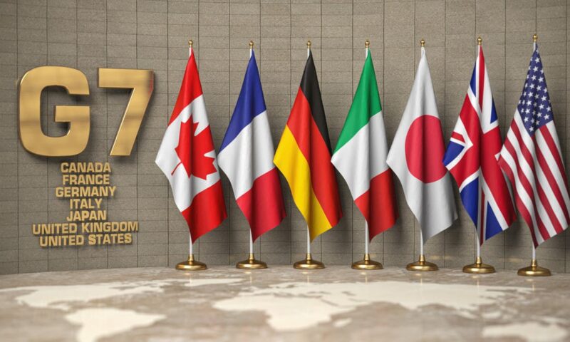 ماكرون يترأس مؤتمراً يضم مجموعة السبع والصين حول التجارة