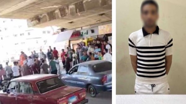وقف فوق السيارة.. مشاجرة بسبب أولوية المرور بكفر الدوار
