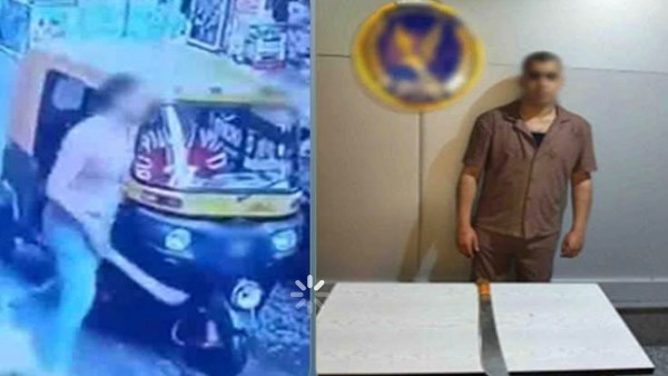 ماسك سلاح أبيض .. القبض على المتهم بالتعدي على محل بالإسكندرية