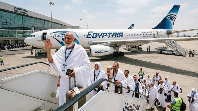 مصر للطيران تختتم جسرها الجوي لعودة 63 ألف حاج على متن 295 رحلة جوية غدا