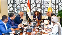 وزيرة التنمية تلتقي ممثلي جمعية المحافظة على البيئة بالغردقة (هيبكا)