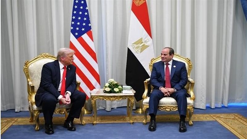 ترامب لـ السيسي: سد النهضة الإثيوبي تسبب في مشكلة لمصر ونعمل على حلها