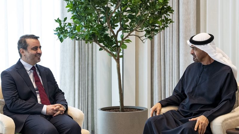 محمد بن زايد يستقبل وزير الخارجية السوري