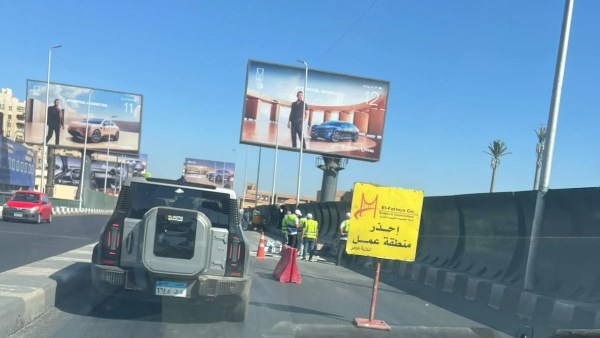 غلق جزئي لكوبري أكتوبر في الاتجاهين لإصلاح الفواصل المعدنية