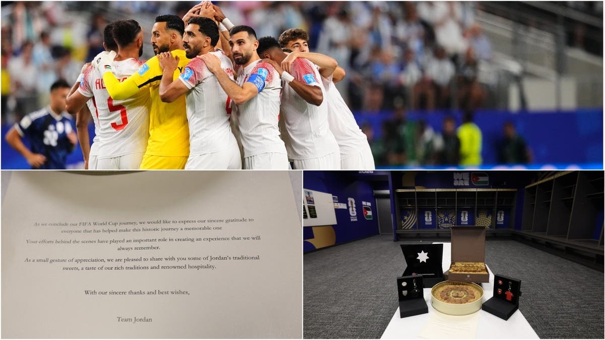 الأردن يودع كأس العالم بـ”حلوى” ورسالة مؤثرة أذهلت “فيفا”
