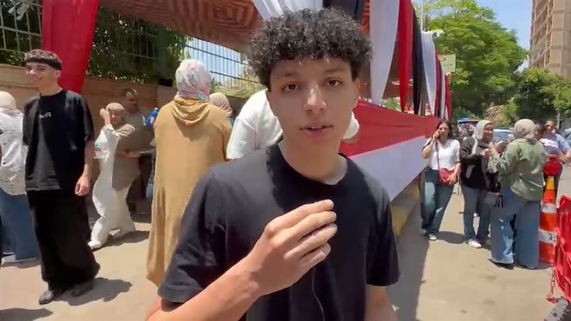 طالب ثانوية عامة بالجيزة عن امتحان التربية الدينية: في مستوى الطالب المتدين (فيديو)