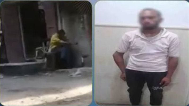 ضبط شخص يتعاطى المواد المخدرة أسفل منزل مواطن بالدقهلية