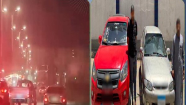 عطلوا المرور .. ضبط سائقين يسيران برعونة واستعراض بكفر الشيخ