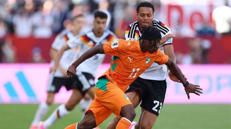 كوت ديفوار يتقدم أمام ألمانيا 1-0 في الشوط الأول ( فيديو وصور)