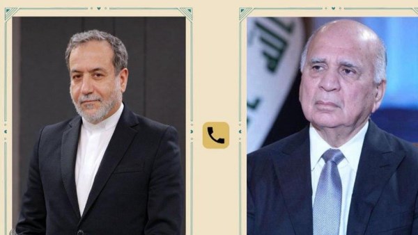 وزيرا خارجية العراق وإيران يؤكدان أهمية تكثيف الجهود الدبلوماسية لخفض التوتر