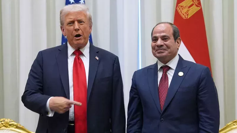 رسالة مهمة من السيسي لـ ترامب
