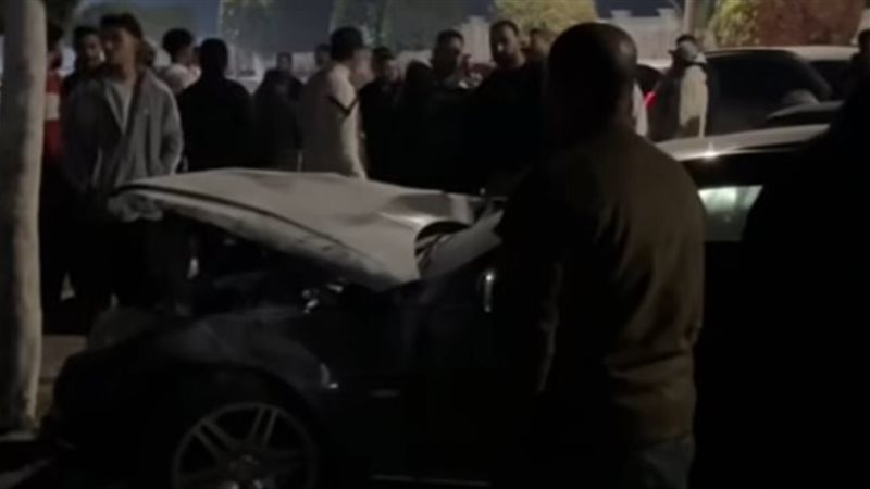 النيابة تنتقل لمعاينة حادث تصادم عدد من السيارات أعلى الطريق الدائري