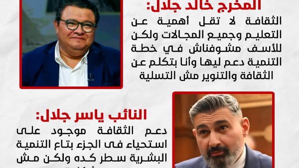 الفنان والمخرج.. جدل تحت قبة الشيوخ حول دعم الثقافة بخطة التنمية