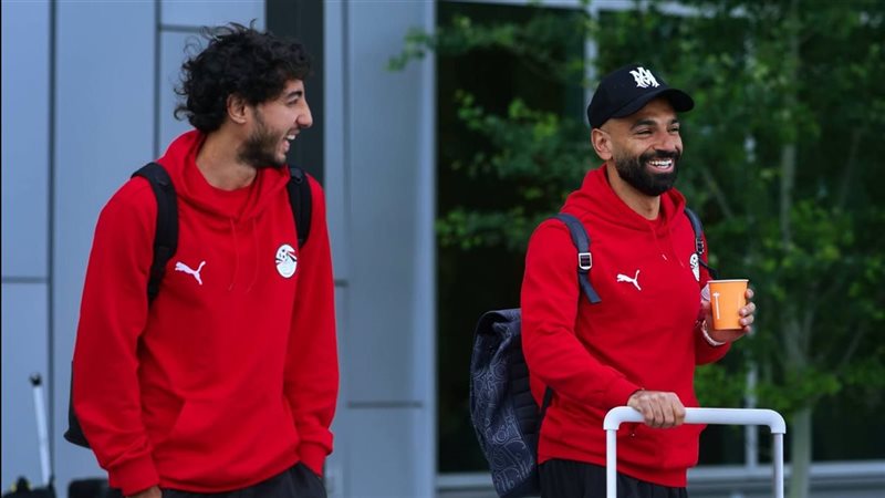 لقطات من مغادرة بعثة منتخب مصر إلى كندا استعدادا لمواجهة نيوزيلندا بمونديال 2026