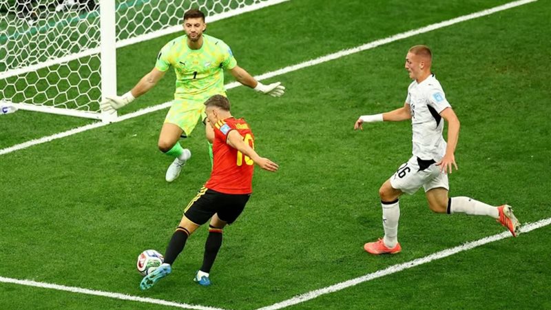 مجموعة مصر، تروسارد يعزز تقدم بلجيكا بالهدف الثاني أمام نيوزيلندا في كأس العالم