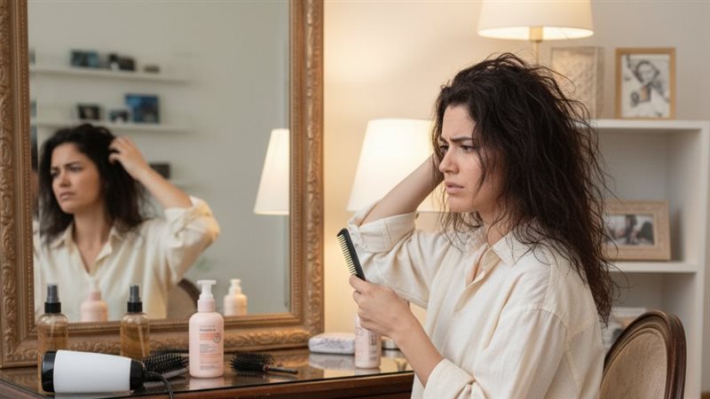 الفرق بين جفاف الشعر وتلف الشعر، كيف تميزين بينهما؟
