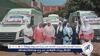 كشف وعلاج بالمجان لـ1005 مواطنًا في قافلة طبية بقرية زكي فاضل ببني سويف