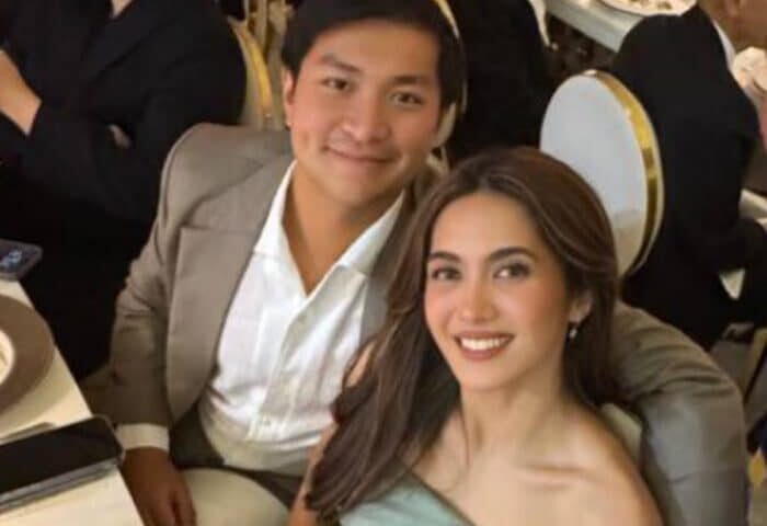 Atasha Muhlach spotted with Jacob Ang at his sister’s wedding