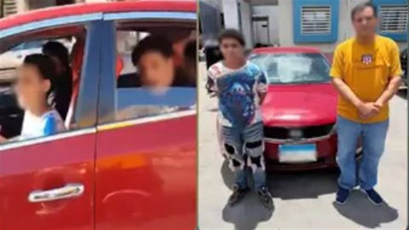 بعد تداول فيديو للواقعة، ضبط طفل بتهمة قيادة سيارة برعونة في الإسكندرية