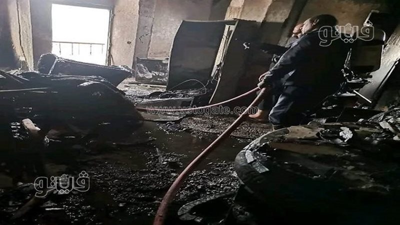 إصابة 5 أشخاص في حريق شقة بالشرقية