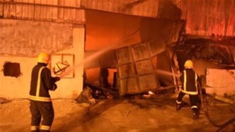مصرع شاب في حريق فرن عيش بالمنصورة