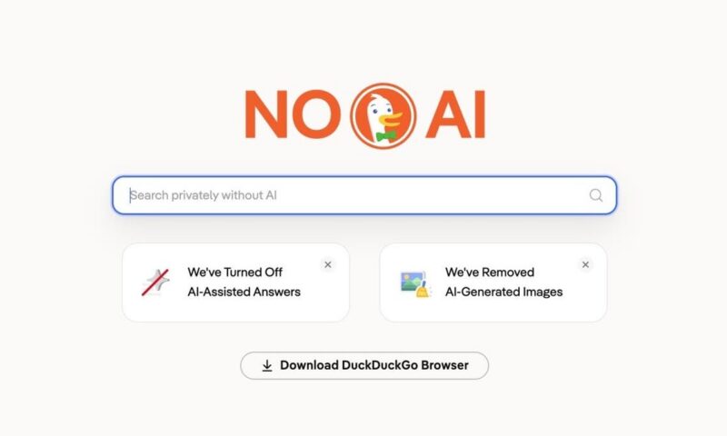 “DuckDuckGo” تطلق بحثًا خاليًا من الذكاء الاصطناعي وتحقق نموًا قياسيًا