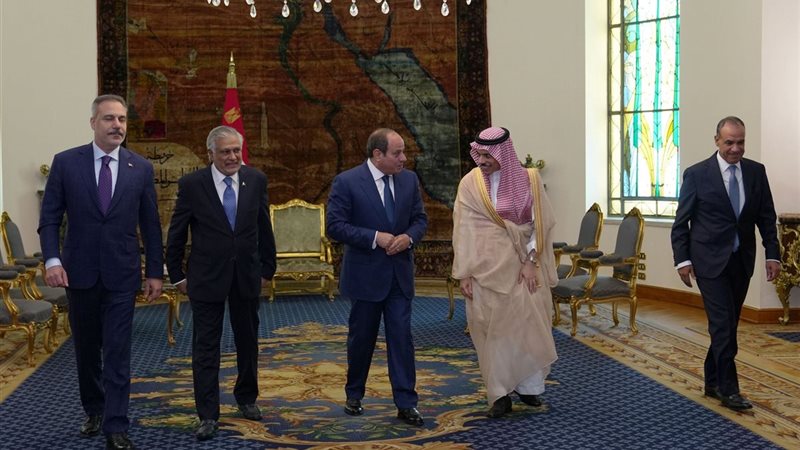 السيسي يستقبل وزراء خارجية باكستان وتركيا والسعودية (فيديو)