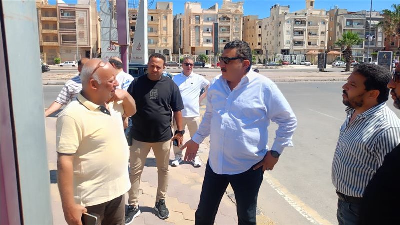 رئيس جهاز دمياط الجديدة يتابع الموقف التنفيذي لمشروعات الطرق